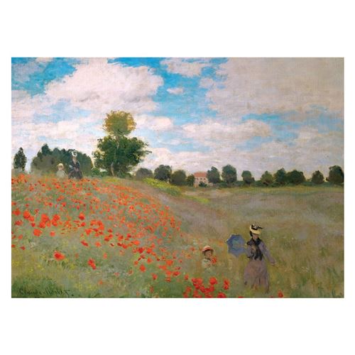 Puzzle Eurographics - Claude Monet : Coquelicots, 1000 pièces
