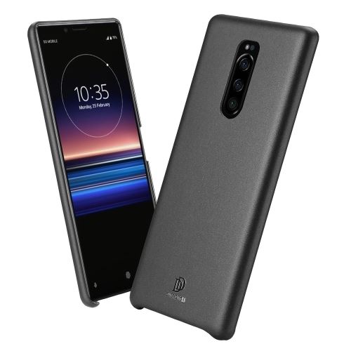 Etui en PU + TPU noir pour votre Sony Xperia 1
