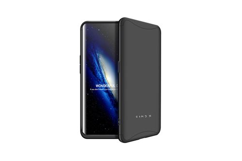 IBROZ Coque de protection noire pour OPPO