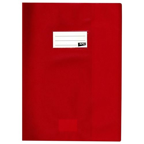 Protège-Cahier 21 X 29,7 Cm A4 Plastique Rouge Apli