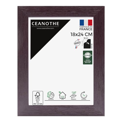Cadre photo Tutti Frutti figue 18x24 cm, bois reconstitué - marque française