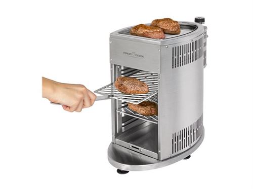 ProfiCook PC-GBS 1178 - Gril -gaz - 540 cm ² - acier inoxydable