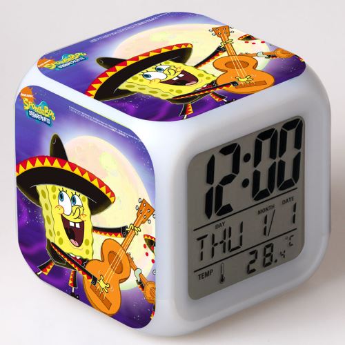 Stack Multicolore Réveil Enfant Led Multifonctionnel Coloré - Spongebob Squarepants #16 - Image 1