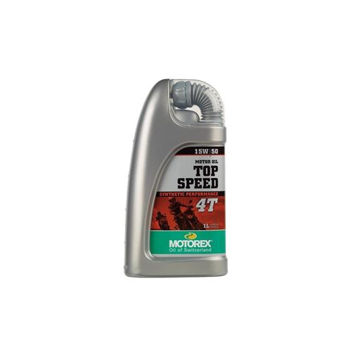 Huile moteur MOTOREX Top Speed 4T 15W50 synthétique 1L