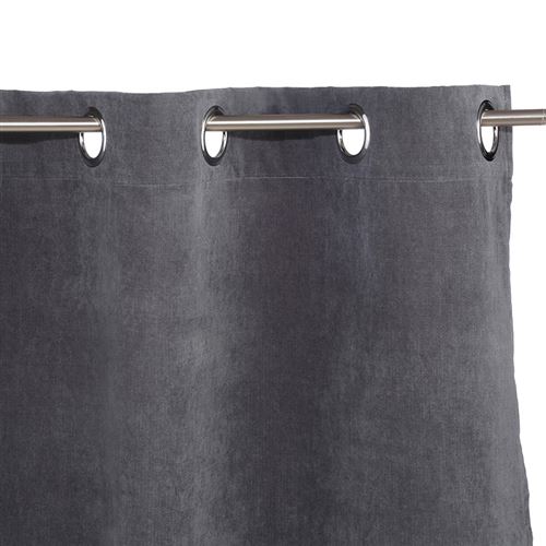 Rideau Memo gris foncé 140x260 Atmosphera