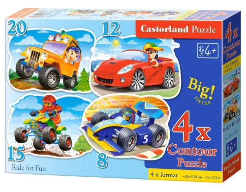 Castor Pays B de 043057 Ride for Fun Puzzle, 55 pièces