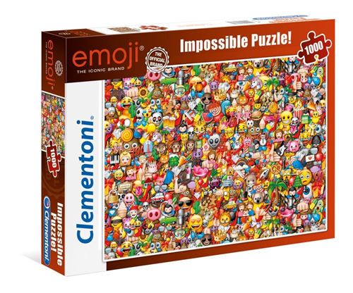 Clementoni Puzzle Impossible - Emoji 1000 Pièces