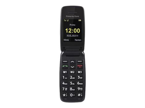 Doro Primo 401 - noir - GSM - téléphone mobile