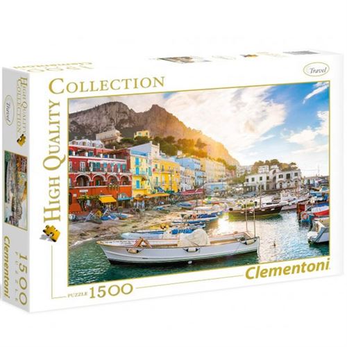 Clementoni 1500 pièces de puzzle Capri État correct -  reconditionné disponible sur Fnac