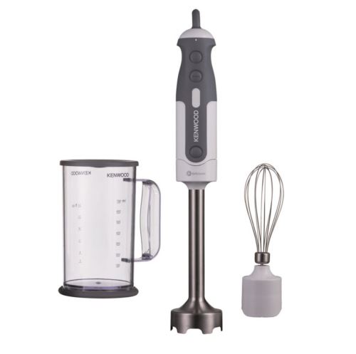 mixeur plongeant 800w + fouet gris - hdp403wh