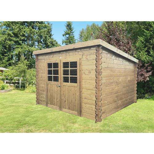 Solid Abri de Jardin Maisonnette Chalet de Jardin Riom