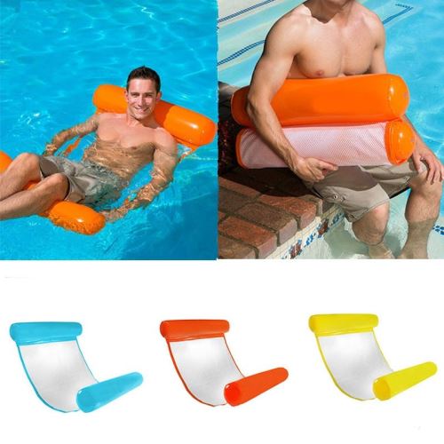 Hamac de canapé de chaise de pont d'eau de lit flottant pliable pour piscine 