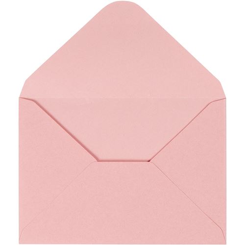 Happy Moments enveloppes 11,5 x 16 cm 10 pièces 110 gr rose