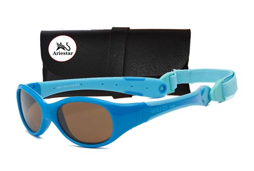 Lunettes de soleil bébé bandeau Bleu 0-2 ans