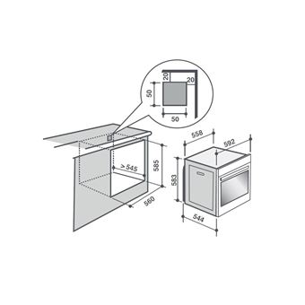 Fours encastrables SAUTER, SOP6210X