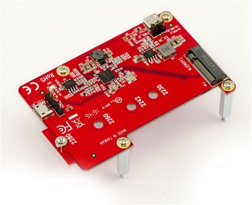 Adaptateur pour carte M2 (type SATA) Pour Raspberry Pi