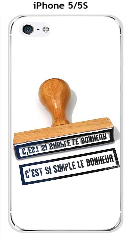 Onozo - Coque Apple iphone 5 / 5S / 5SE design Tampon C'est si simple