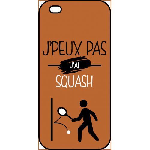 Coque apple iphone 5 5s j peux pas j ai squash 7