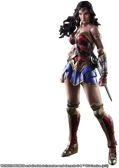 Square Enix Wonder Woman Play Arts Kai Wonder Woman Pvc Complete Painted Poseable Figure