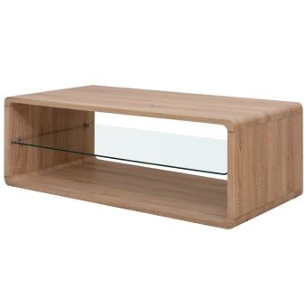 185 90 Sur Table Basse Marron 242977 Achat Prix Fnac
