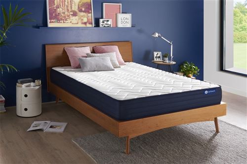 Matelas Ressorts ensaches et memoire de forme 5 zones de confort