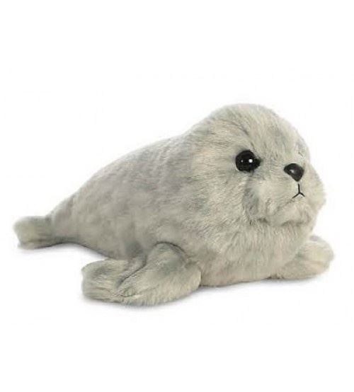 Aurora Cuddle Mini Flopsie sceau gris 20,5 cm