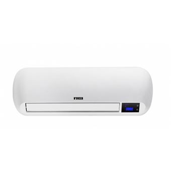 Noveen hc2100 - rideau dair chaud avec télécommande - affichage lcd - 2 niveaux de puisssance - 1