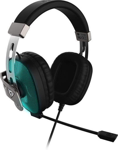ThunderX3 TH30 Glow - Casque de jeu (éclairage lumineux, microphone antibruit)
