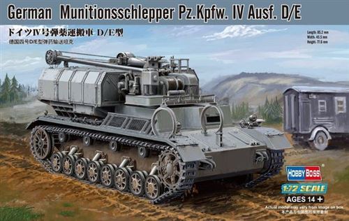 Hobby Boss - German Munitionsschlepper Pz.Kpfw. IV Ausf. D/E - Maquette de char - 1:72 - Image 3