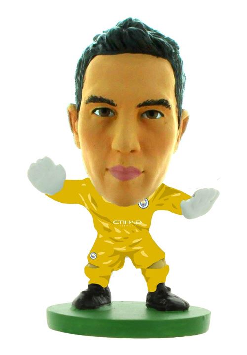 SOCCERSTARZ Soc1130 Man City Claudio Bravo 2017 Version kit de Maison