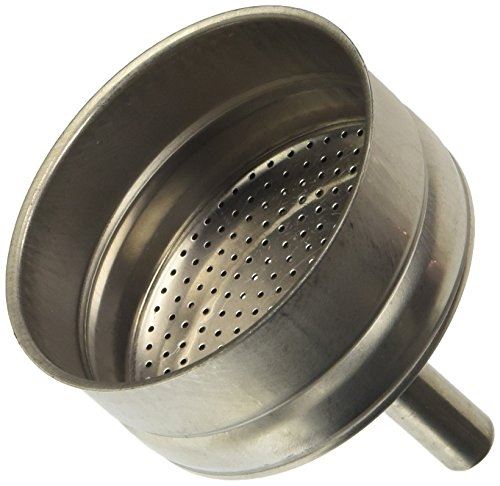 Bialetti 0800503 blister entonnoir std 6 tasses acier inoxydable inox 12 x 8 x 19 cm
