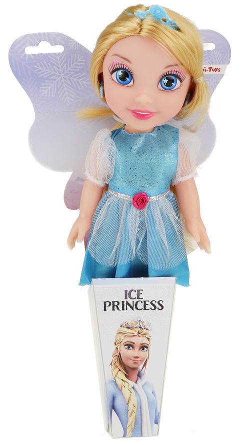 Toi-Toys poupée glace princesse 28 cm bleue