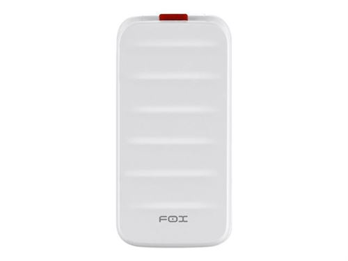 Brondi FOX - Mobiele telefoon - dual-SIM - microSD slot - 128 x 160 pixels - 1,3 MP - wit