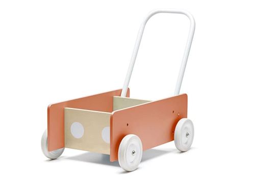 Chariot de marche abricot foncé Kid's Concept