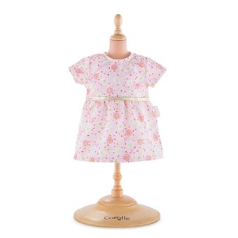 Robe Rose Corolle pour poupon 36 cm