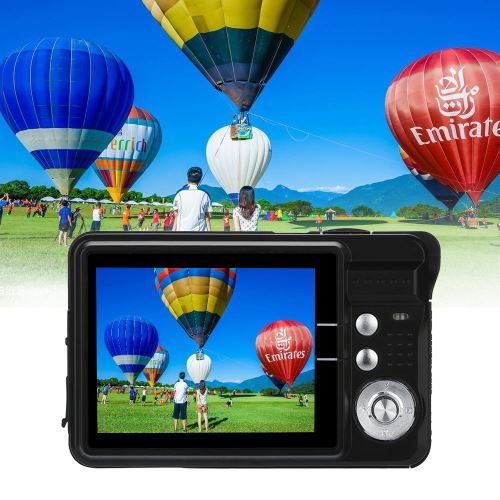 2.7HD écran Appareil photo numérique 18MP Anti-Shake détection de visage blanc Caméscope