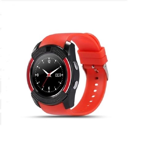 Montre Bracelet Intelligente Blueetooth Telephone Camera Ecran Tactile SF V8 Bleu