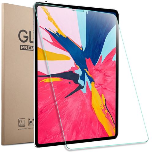 Protecteur écran en verre trempé garde pleine grandeur anti-explosion ultra claire transparent pour votre Apple iPad Pro 12.9-inch (2018)