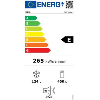 SMEG Réfrigérateur congélateur haut FAB 50 L BL 5