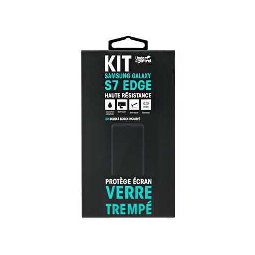 Kit protège écran verre trempé pour samsung s7 edge