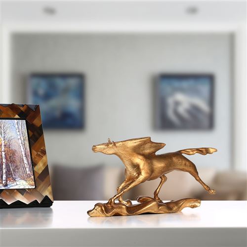 Tomfeel Surf Chasing Sauvage Galloping Horse Figure Statue Cadeaux Tomfeel Surf Chasing Sauvage Galloping