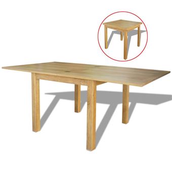 Vidaxl Table Extensible Chene 85 X 75 Cm Achat Prix Fnac