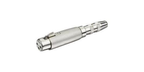 Adaptateur XLR femelle / jack femelle 6,3 mm mono Paccs