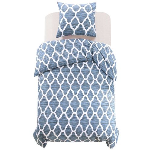 vidaXL Jeu de housse de couette Arabesque 140x220/60x70 cm