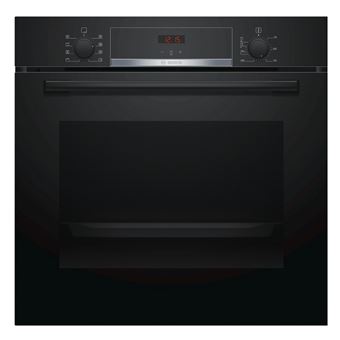 Bosch Serie | 4 HBA553BA0 - Four - encastrable - niche - largeur : 56 cm - profondeur : 55 cm - hauteur : 58.5 cm - avec système auto-nettoyant - classe A - noir - 1