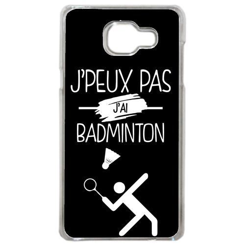 Coque j peux pas j ai badminton 2 compatible samsung galaxy a3 2016 transparent