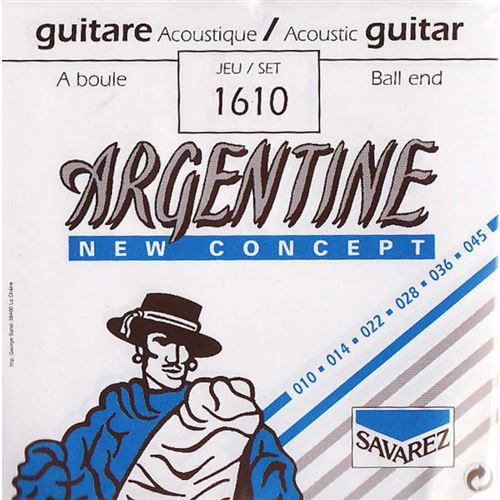 JEU DE CORDES GUITARE ARGENTINE 1610