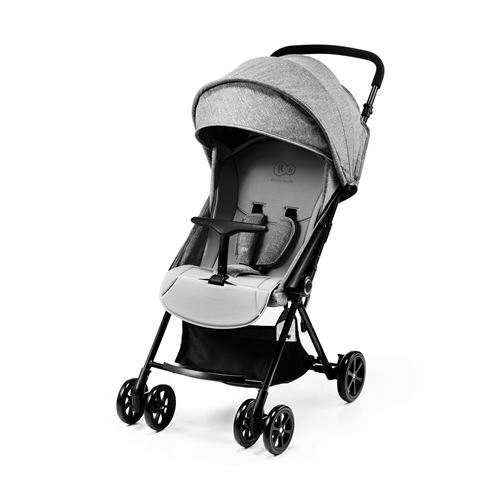 Kinderkraft LITE UP Poussette Canne Bébé, Compacte, Ultra Légère, Pliante, Gris