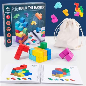 Puzzle 3d En Bois Pour Enfants, Jouets Éducatifs, Cognitifs, De