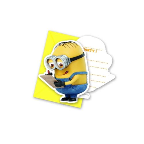 Procos 'Cartons d'invitation Minions Lot DE 6